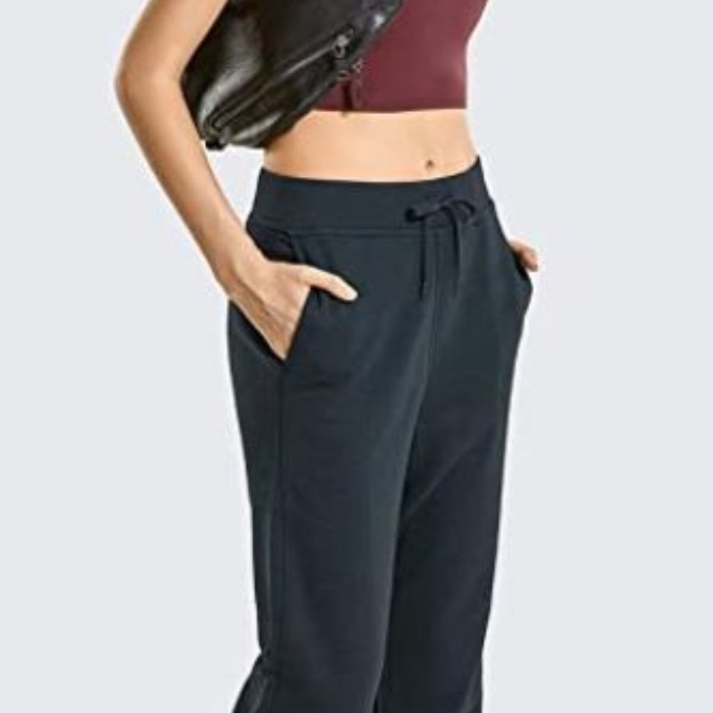CRZ YOGA Women's Joggers Casual Cotton Sweatpants